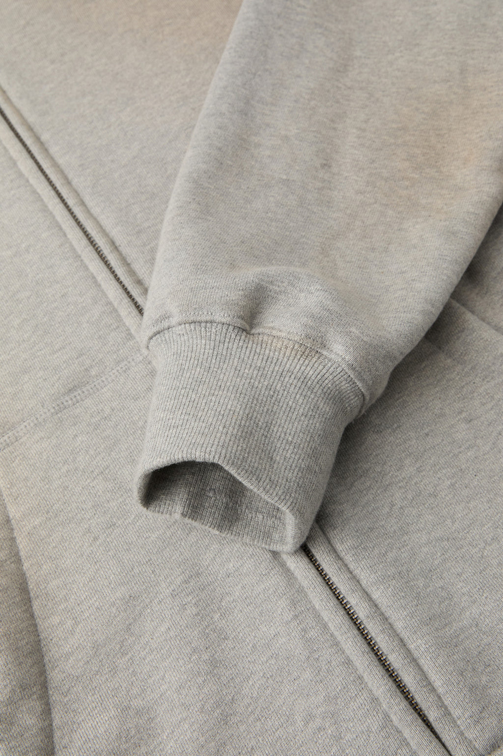 Coor - Washed Raglan Hoodie Sweat Zip Up (Melange Gray) product image 6 | TRAB K-Fashion Australia