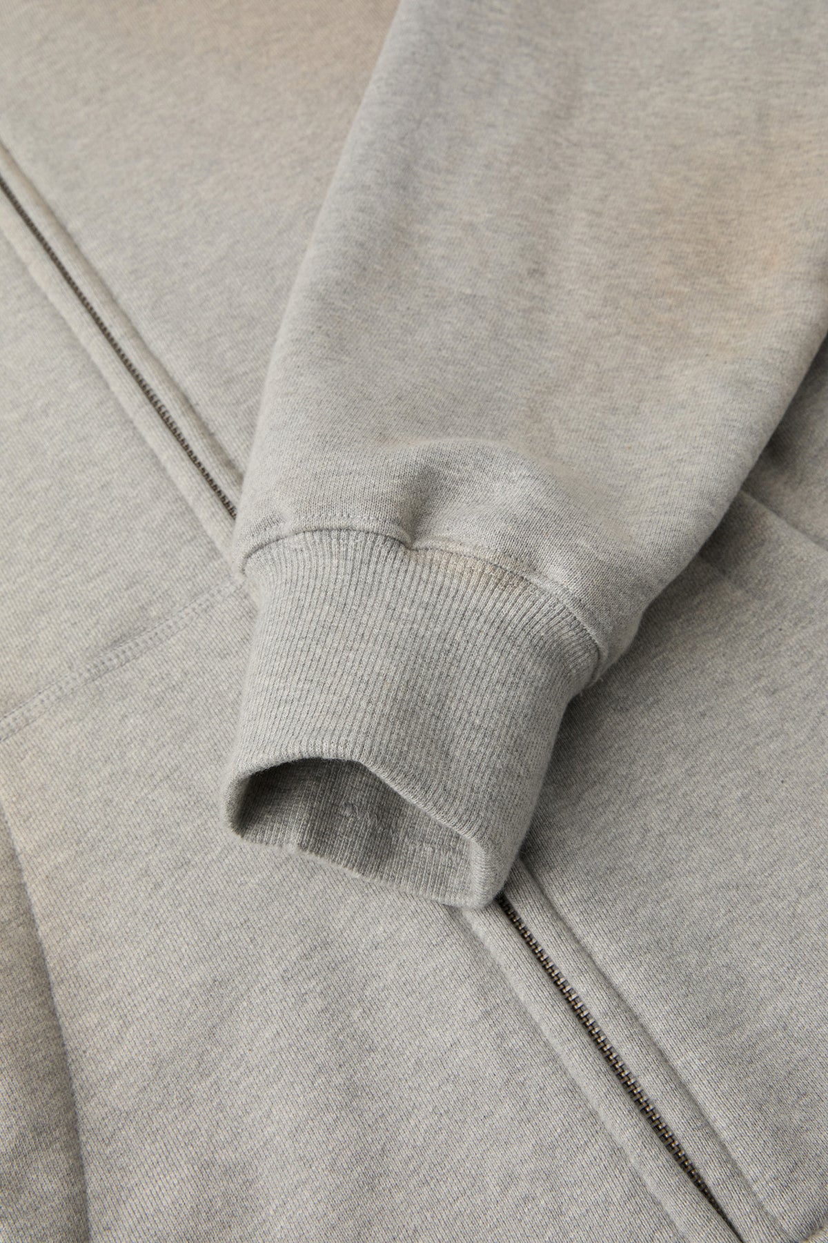 Coor - Washed Raglan Hoodie Sweat Zip Up (Melange Gray) product image 6 | TRAB K-Fashion Australia