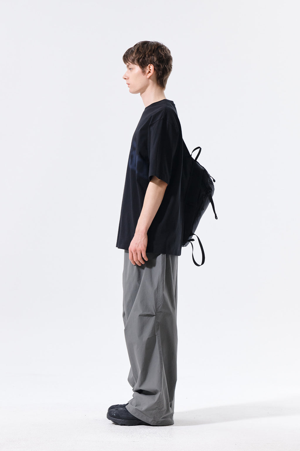 Matin Kim - Big Arch Logo Top (Black) product image 6 | TRAB K-Fashion Australia