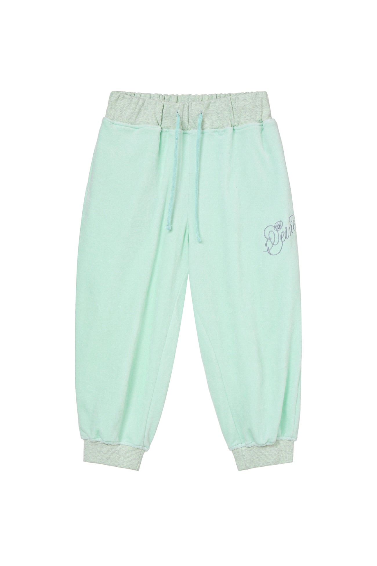Deinet - Rose Typo Capri Jogger Pants (Mint) product image 9 | TRAB K-Fashion Australia