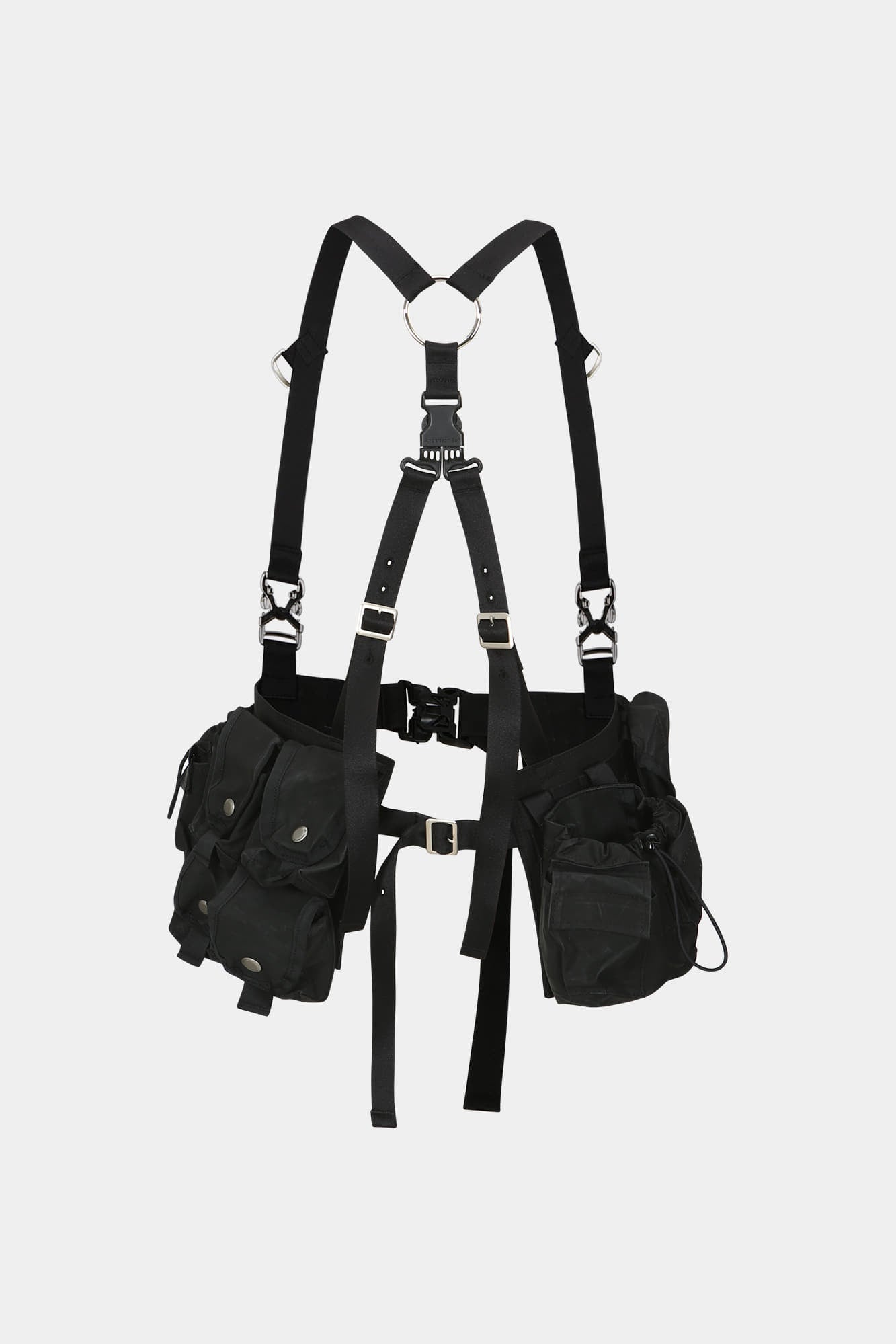 Andersson Bell - Nika Waxed Utility Pocket Vest (Black) product image 8 | TRAB K-Fashion Australia