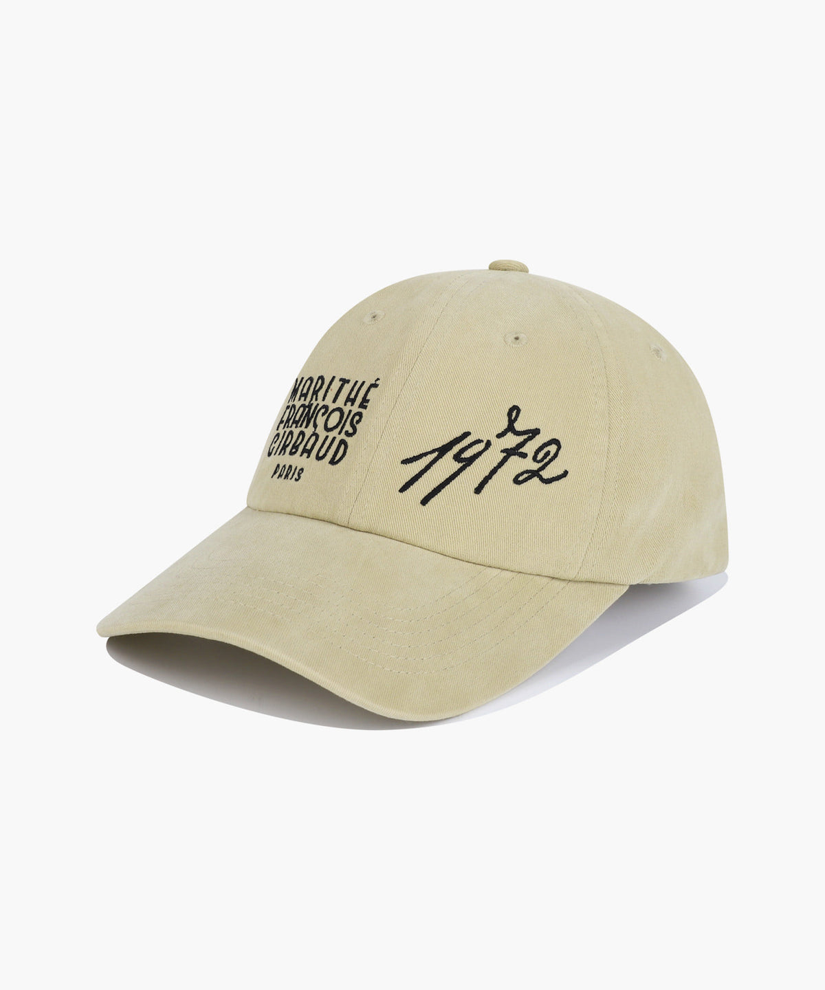 Marithe & Francois Girbaud - 1972 Logo Brushed Cap (Beige) product image 1 | TRAB K-Fashion Australia