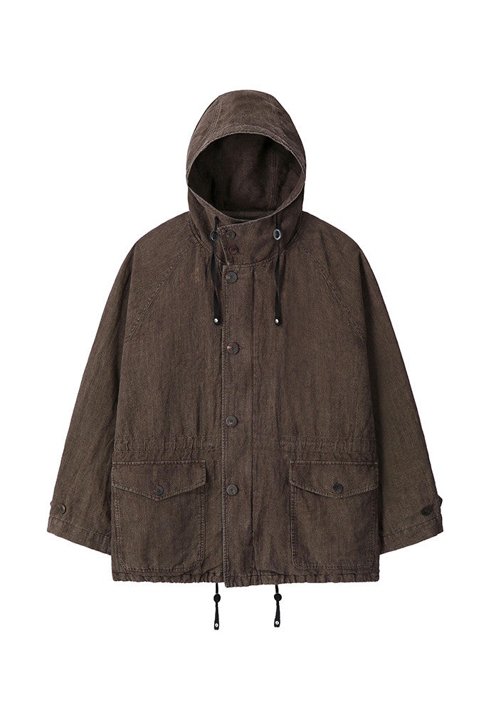 Art if acts - Linen Military Parka (Wood) product image 7 | TRAB K-Fashion Australia
