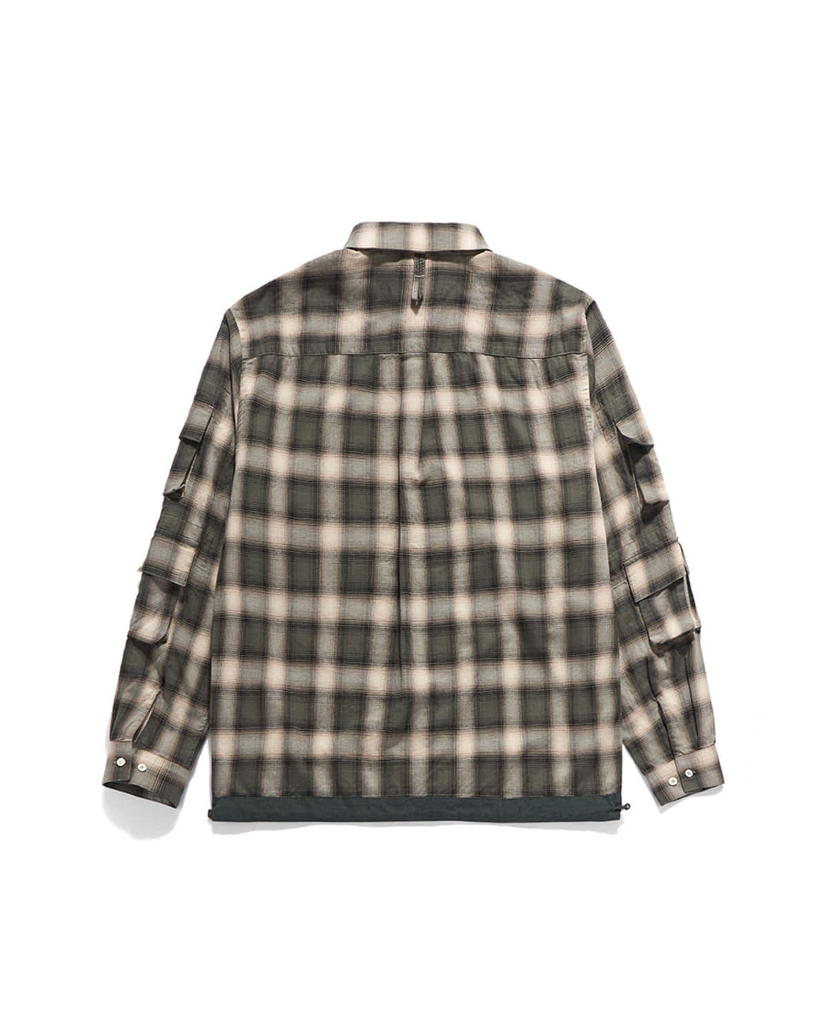 Eastlogue - Magazine Pouch Shirts (Green Ombre Check) product image 2 | TRAB K-Fashion Australia