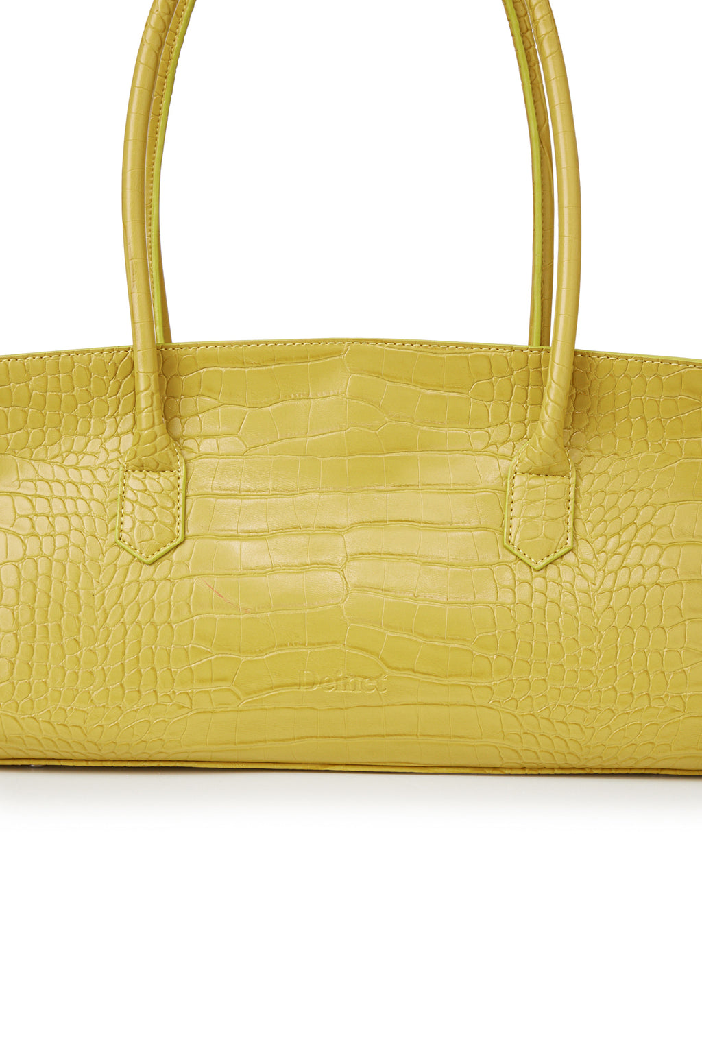 Deinet - Crocodile Pattern Two-Way Bag (Mustard) product image 7 | TRAB K-Fashion Australia