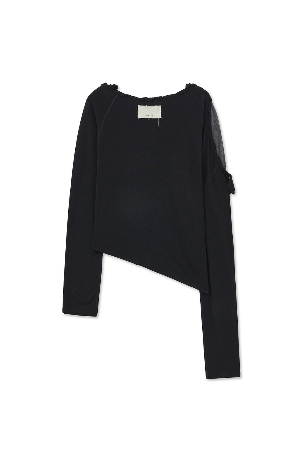 Matin Kim - Weaving Long Sleeve Top (Black) product image 3 | TRAB K-Fashion Australia