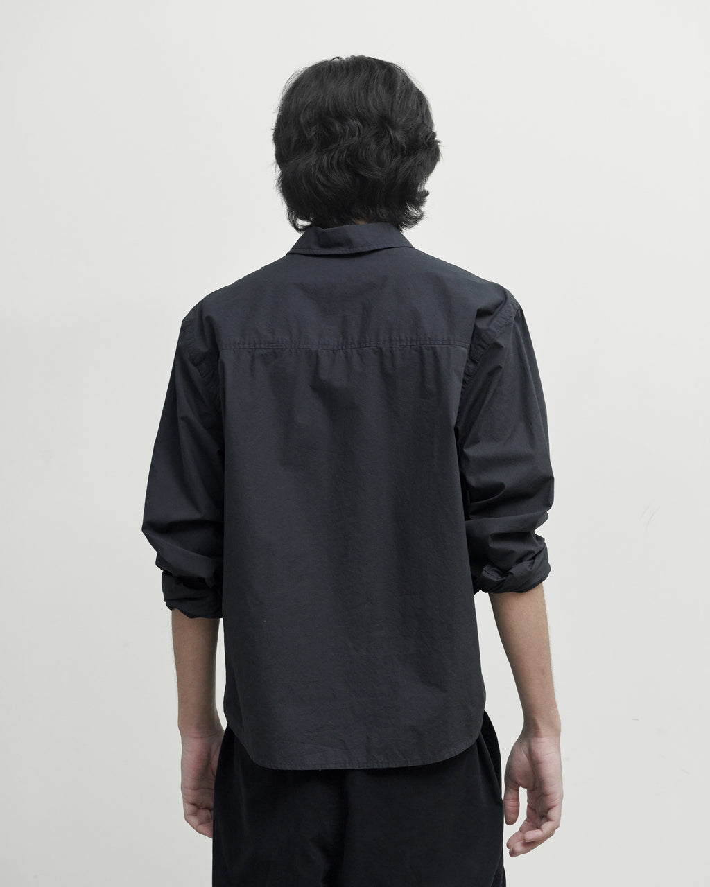 Brownyard - Waist Cut Shirt (Charcoal) product image 2 | TRAB K-Fashion Australia