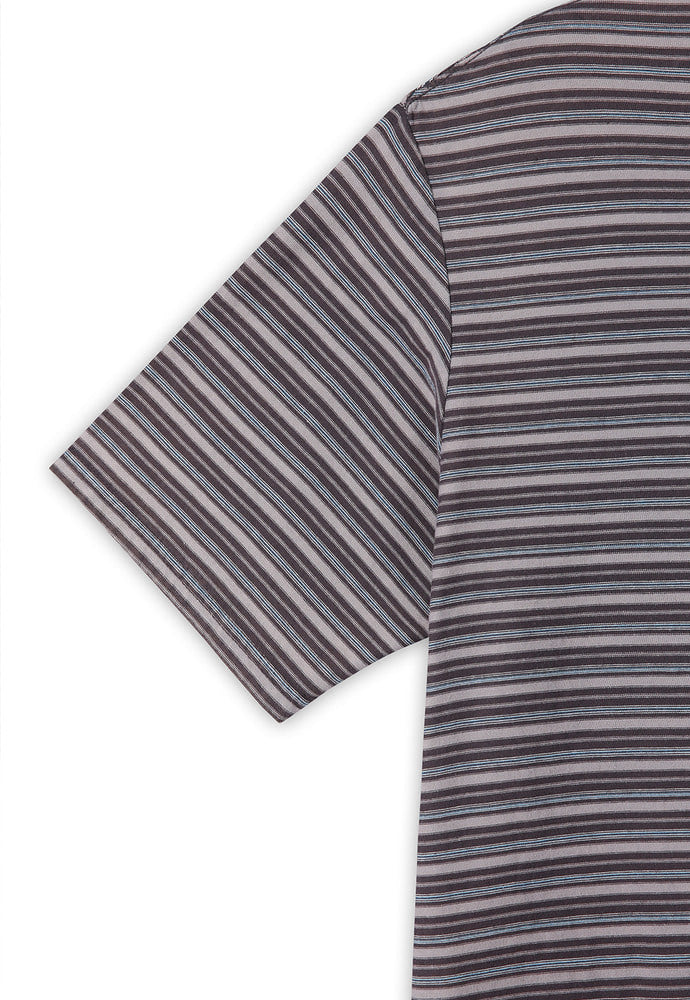 Art if acts - Stripe Pocket Tee (Grey/Blue) product image 11 | TRAB K-Fashion Australia
