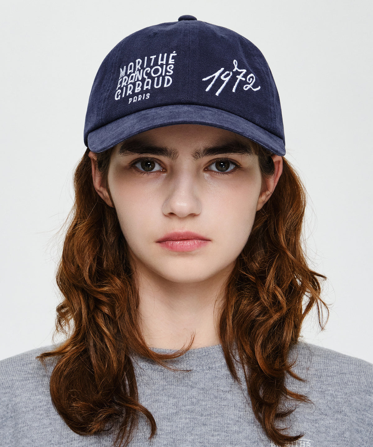 Marithe & Francois Girbaud - 1972 Logo Brushed Cap (Navy) product image 5 | TRAB K-Fashion Australia