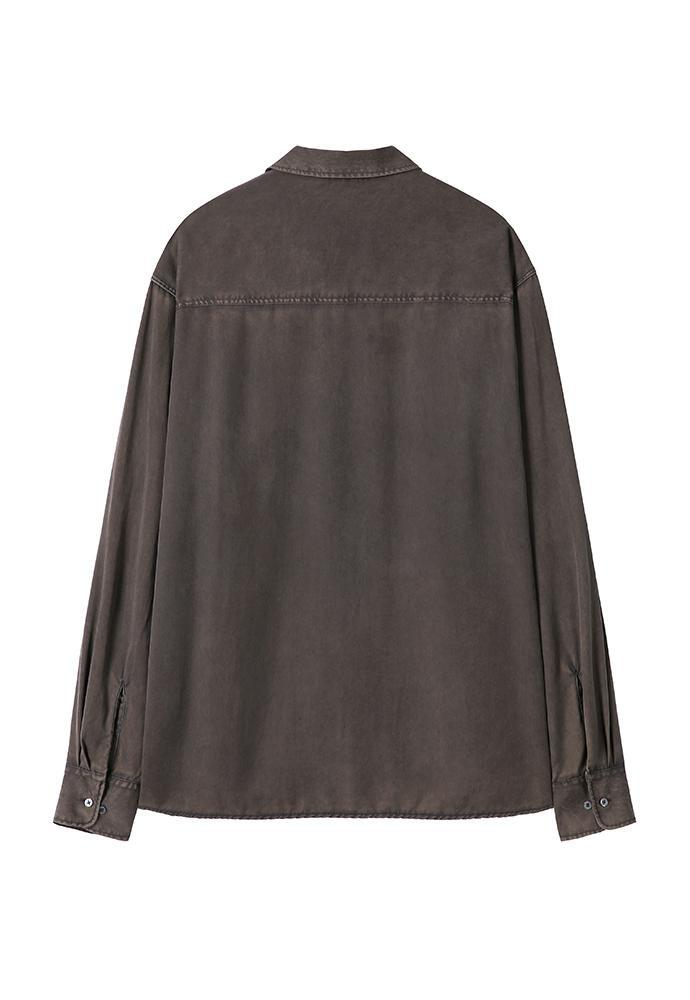 Art if acts - Tencel Two Pocket Shirt (Charcoal) product image 9 | TRAB K-Fashion Australia
