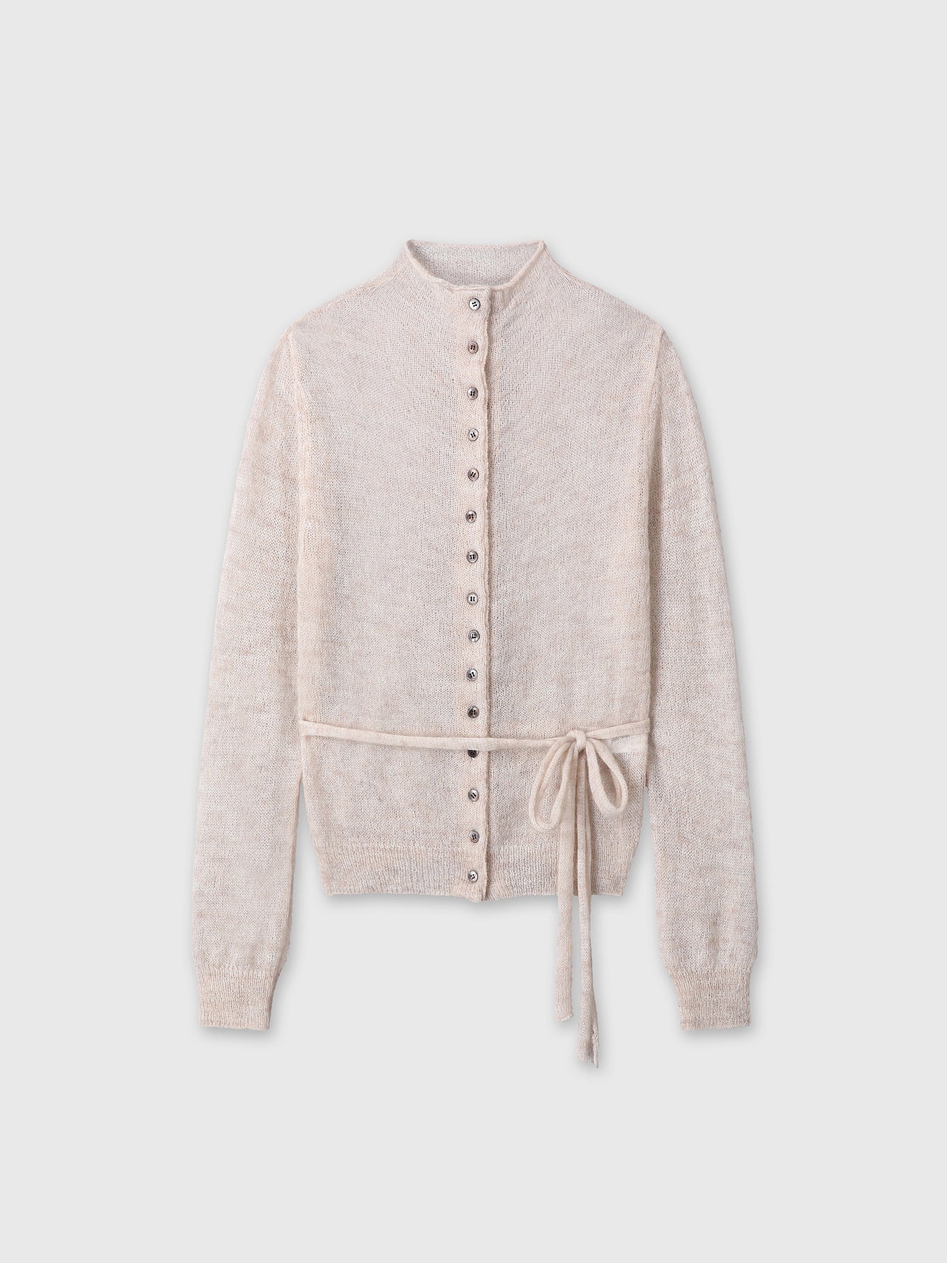 Tonywack - Mohair Half-Neck Cardigan (Ecru) product image 9 | TRAB K-Fashion Australia