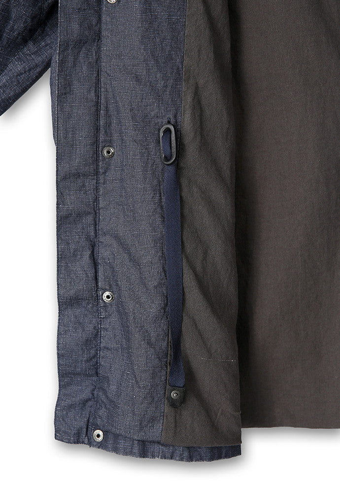 Art if acts - Linen Rain Parka (Navy) product image 14 | TRAB K-Fashion Australia