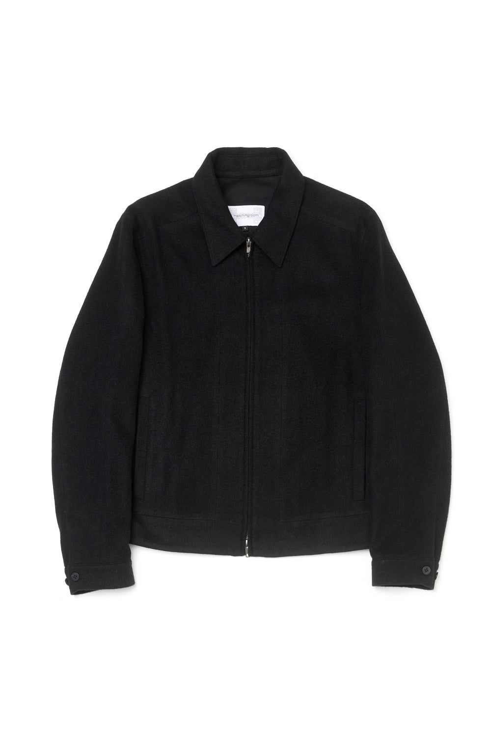 Hatchingroom - Drizzler Jacket Gauze Wool (Black) product image 1 | TRAB K-Fashion Australia