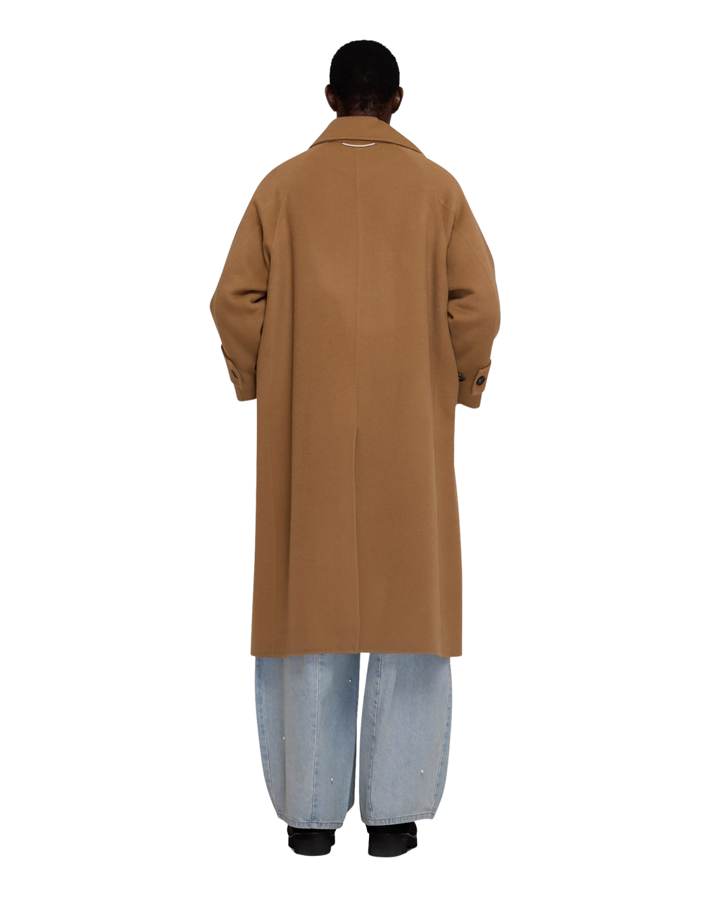 Kimhe Kim - Scarf Detail Long Coat (Beige) product image 9 | TRAB K-Fashion Australia