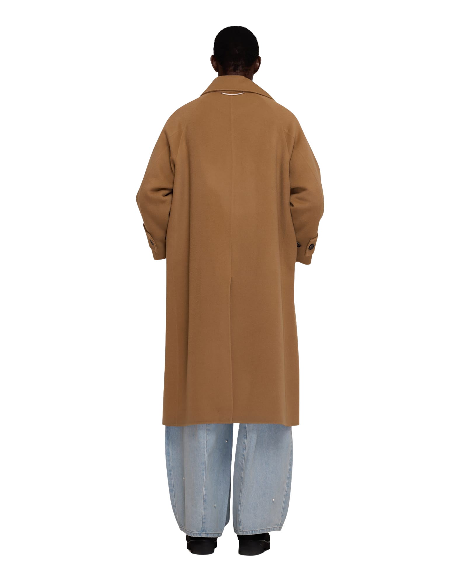 Kimhe Kim - Scarf Detail Long Coat (Beige) product image 9 | TRAB K-Fashion Australia