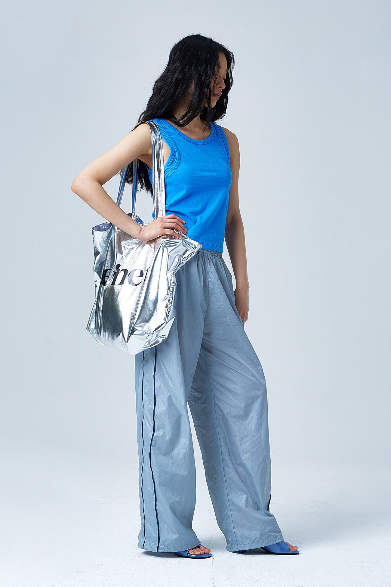 Deinet - Solid Nylon Pants (Grey) product image 5 | TRAB K-Fashion Australia