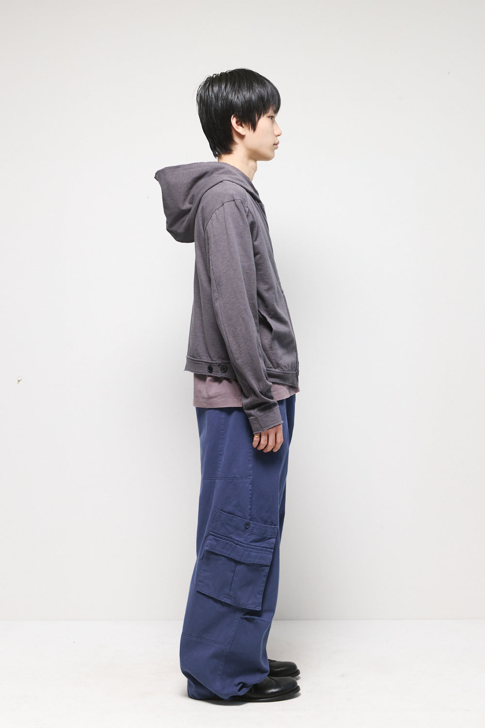 Hatchingroom - Rough Hoodie Slub (Graphite) product image 5 | TRAB K-Fashion Australia