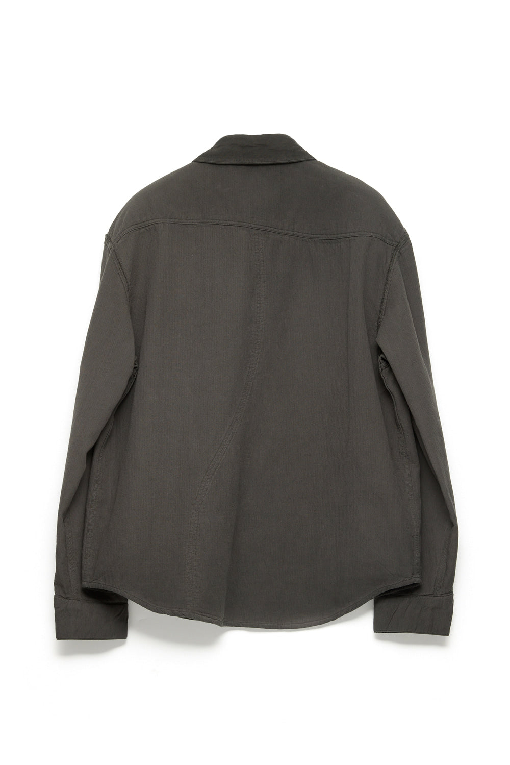 Hatchingroom - Reverse Western Shirt Gauze (Over Dyed Green Charcoal) product image 7 | TRAB K-Fashion Australia