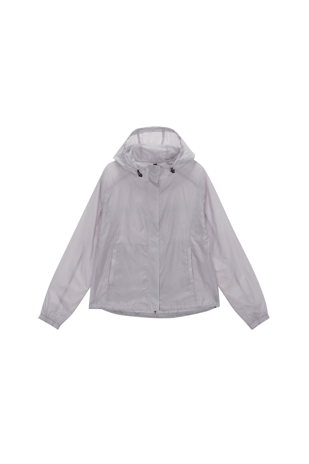 Matin Kim - Light Hoody Windbreaker (Light Grey) product image 1 | TRAB K-Fashion Australia