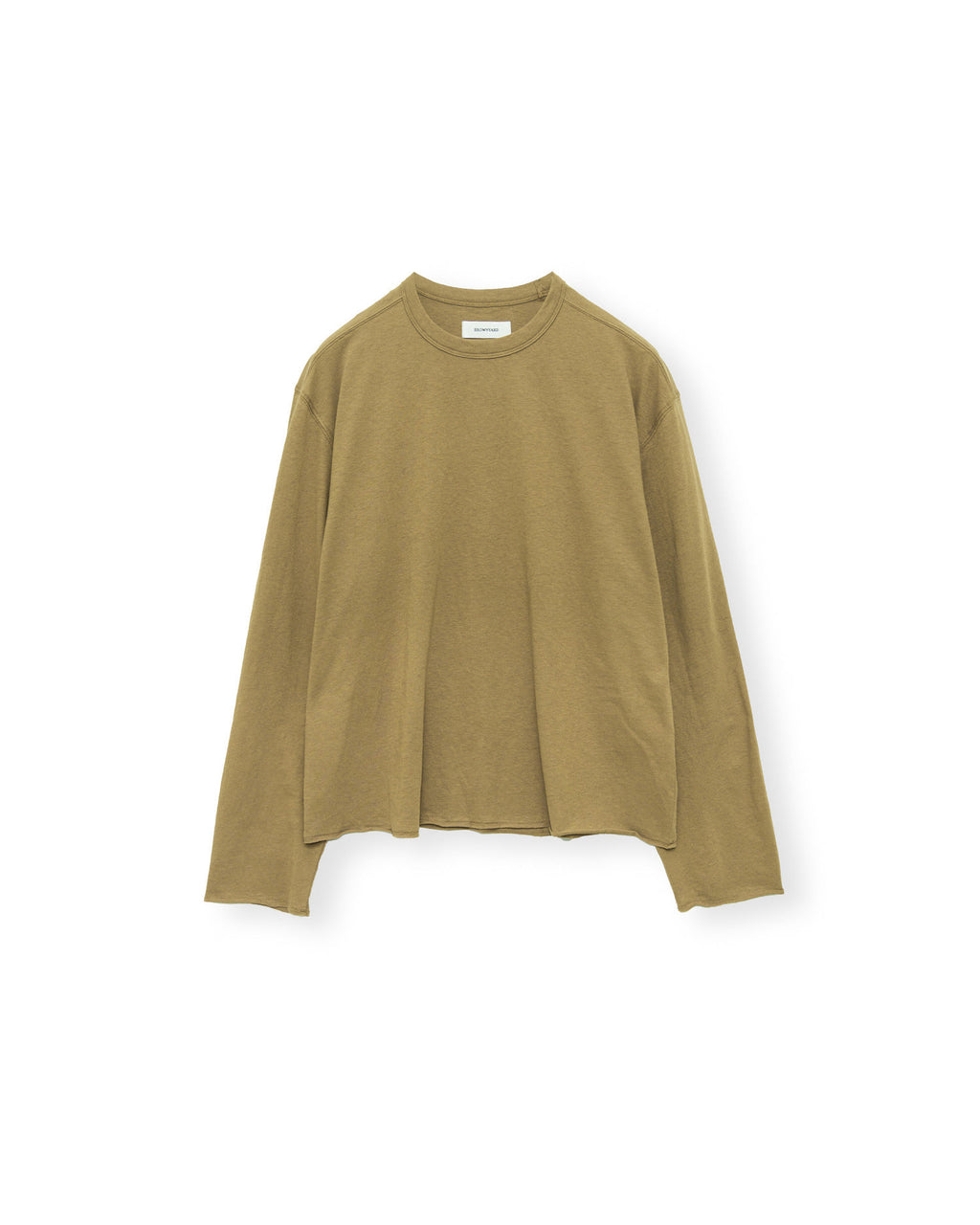 Brownyard - Cut Off Long Sleeve (Khaki) product image 4 | TRAB K-Fashion Australia
