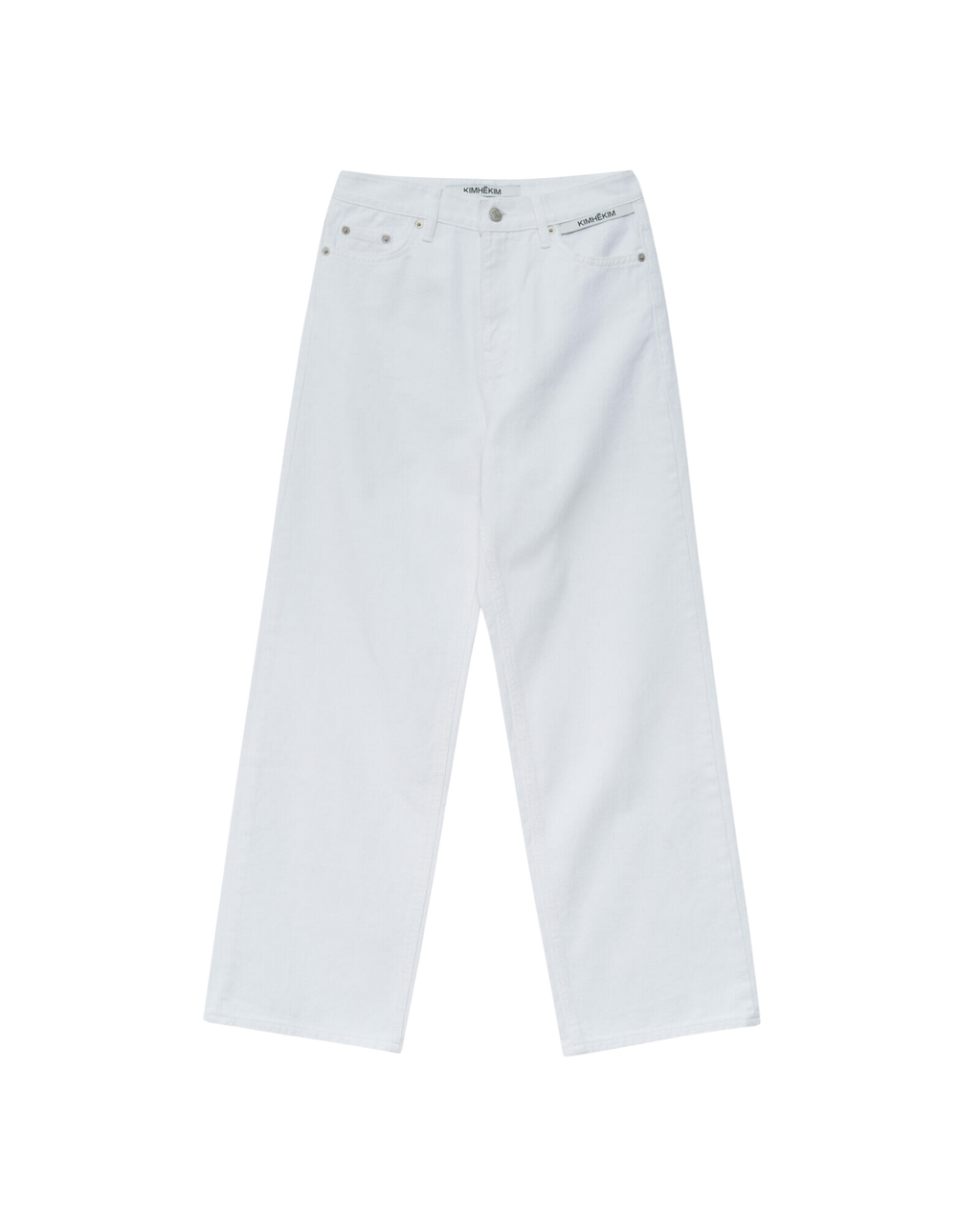 Kimhe Kim - Label Wide Denim (White) product image 6 | TRAB K-Fashion Australia