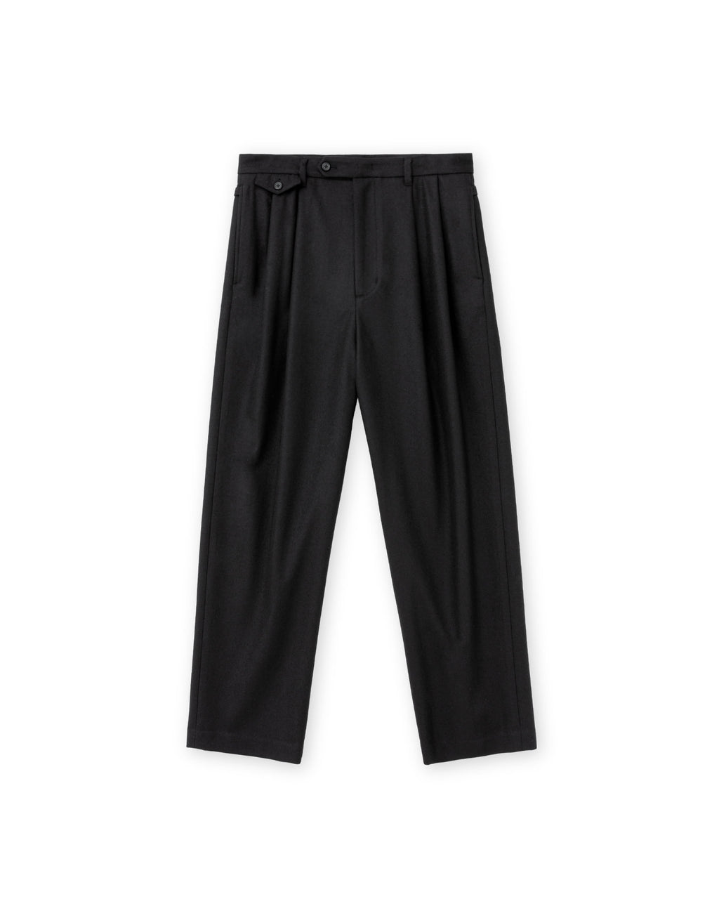 Brownyard - Pure Wool Two Tuck Pants (Black) product image 3 | TRAB K-Fashion Australia