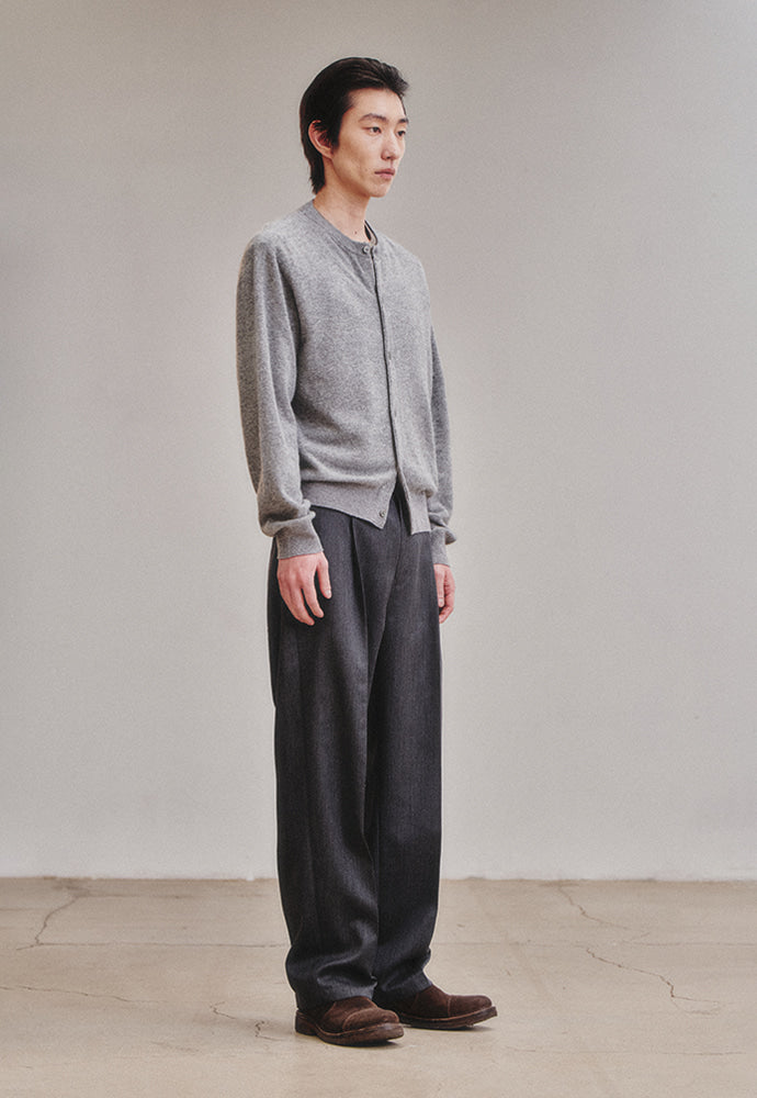 Art if acts - Wholegarment Round Neck Cardigan (Ash) product image 4 | TRAB K-Fashion Australia