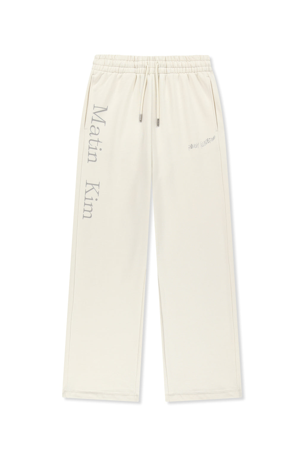 Matin Kim - Essential Logo Sweatpants (Ivory) product image 1 | TRAB K-Fashion Australia