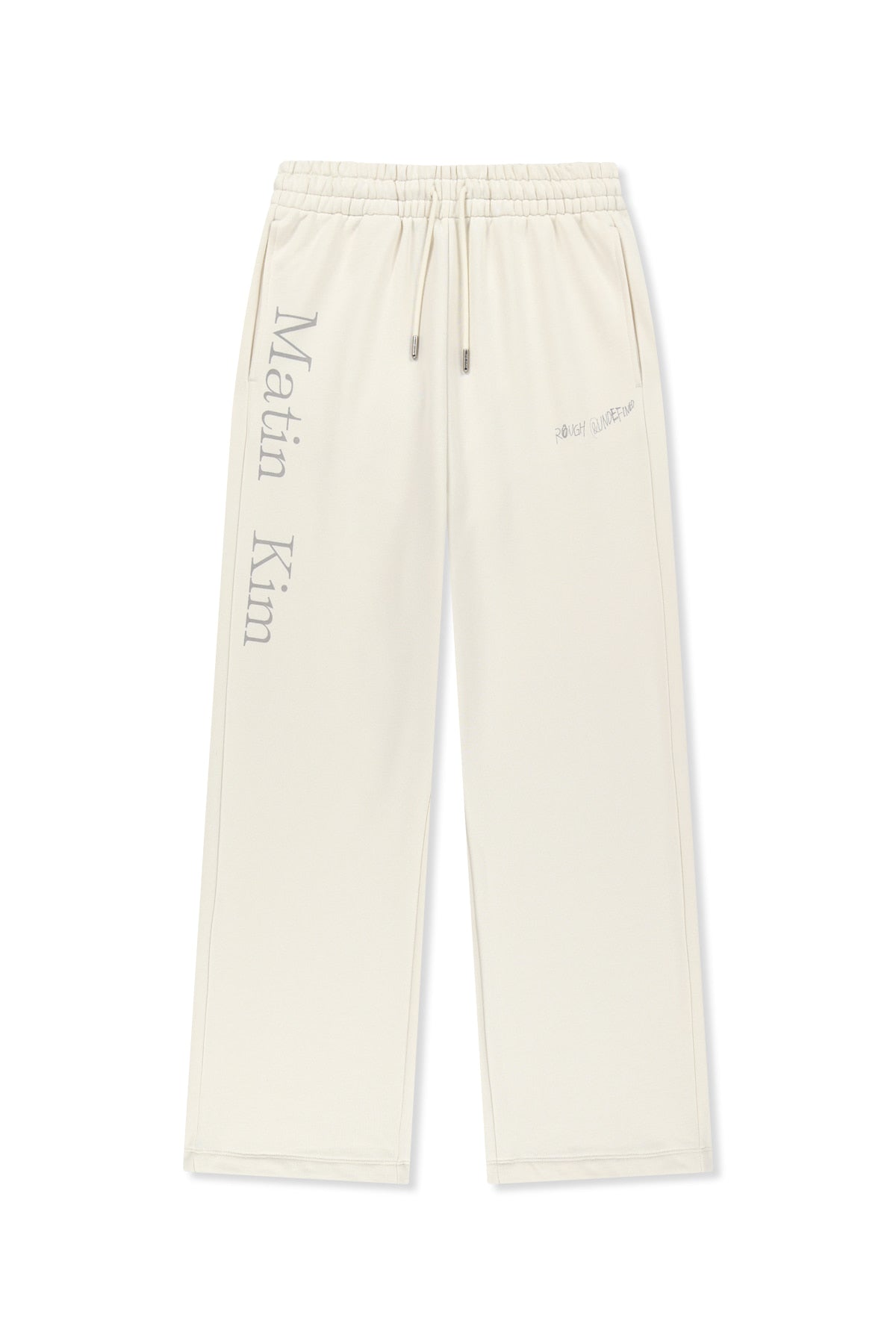Matin Kim - Essential Logo Sweatpants (Ivory) product image 1 | TRAB K-Fashion Australia