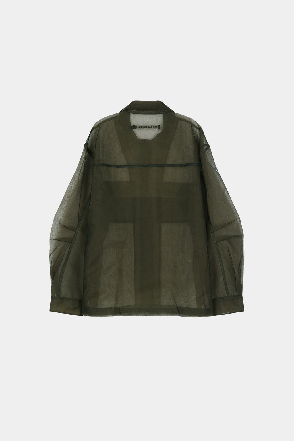 Andersson Bell - Karim Sheer Over Shirt (Brown) product image 11 | TRAB K-Fashion Australia
