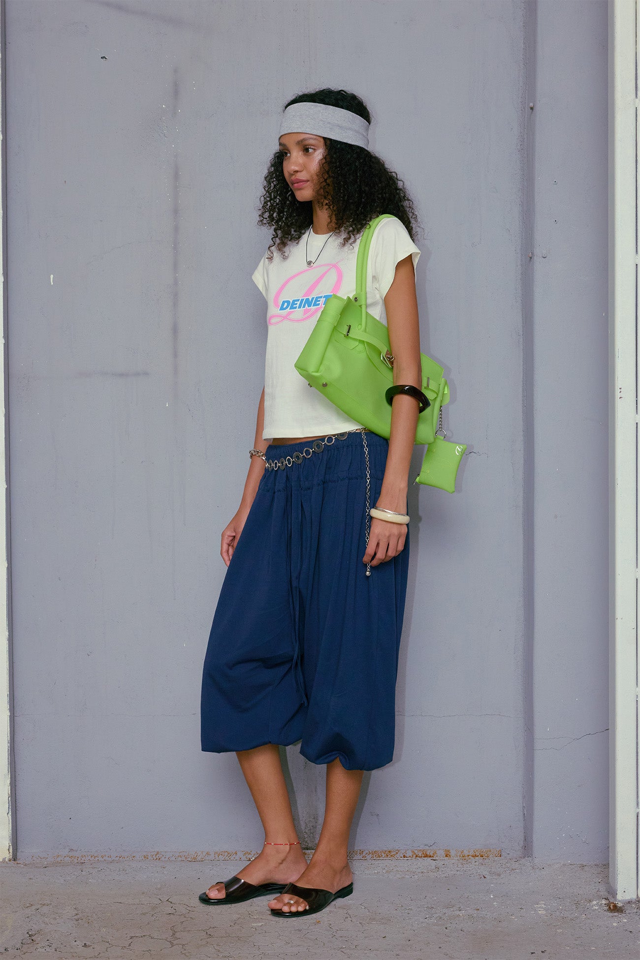Deinet - Signature Logo Slim T-Shirt (Yellow) product image 2 | TRAB K-Fashion Australia