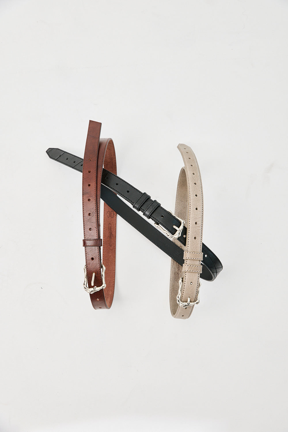 Hatchingroom - Rock Buckle Belt (Dark Brown) product image 4 | TRAB K-Fashion Australia