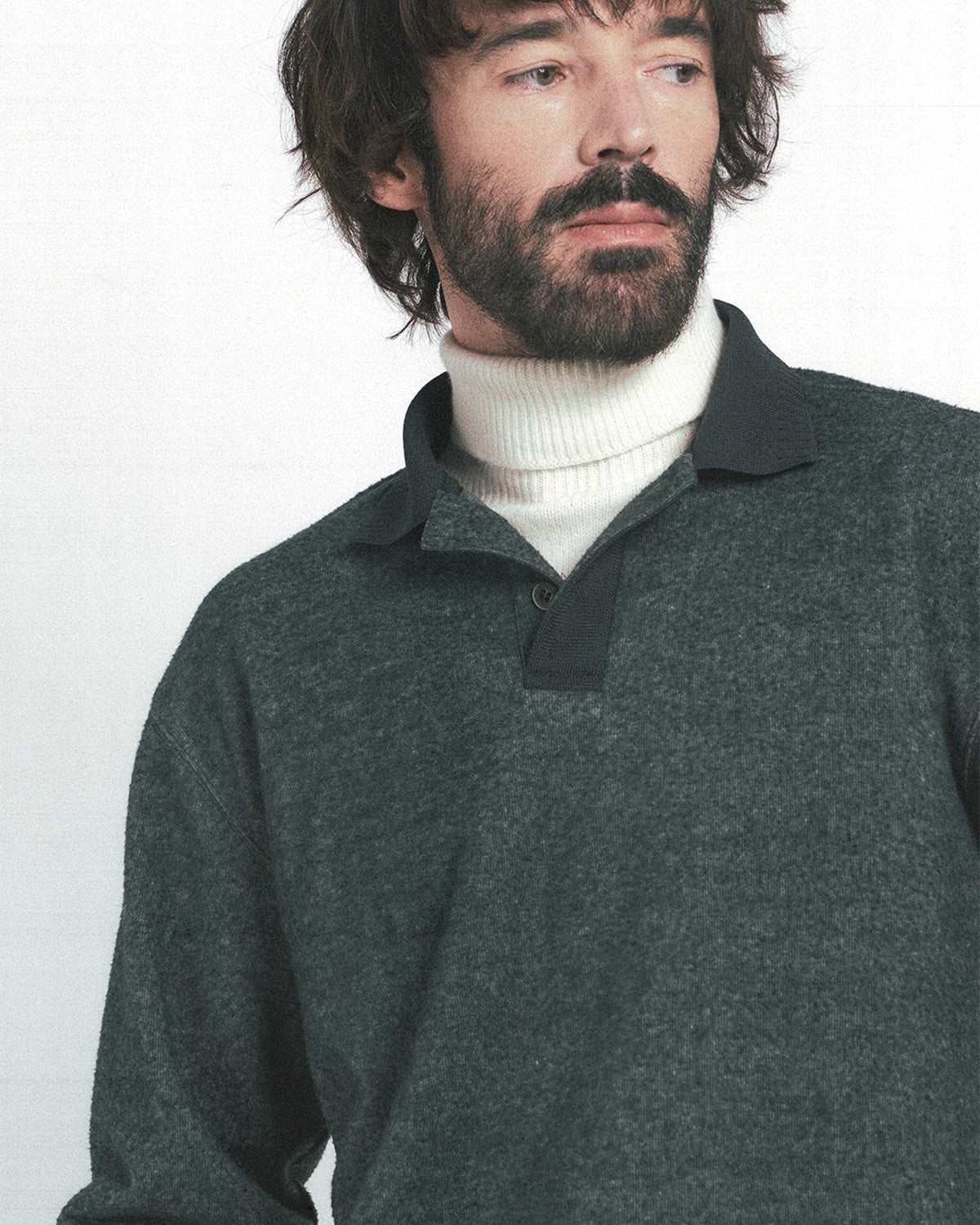 Eastlogue - Functional Relaxed Polo Shirt (Green) product image 2 | TRAB K-Fashion Australia