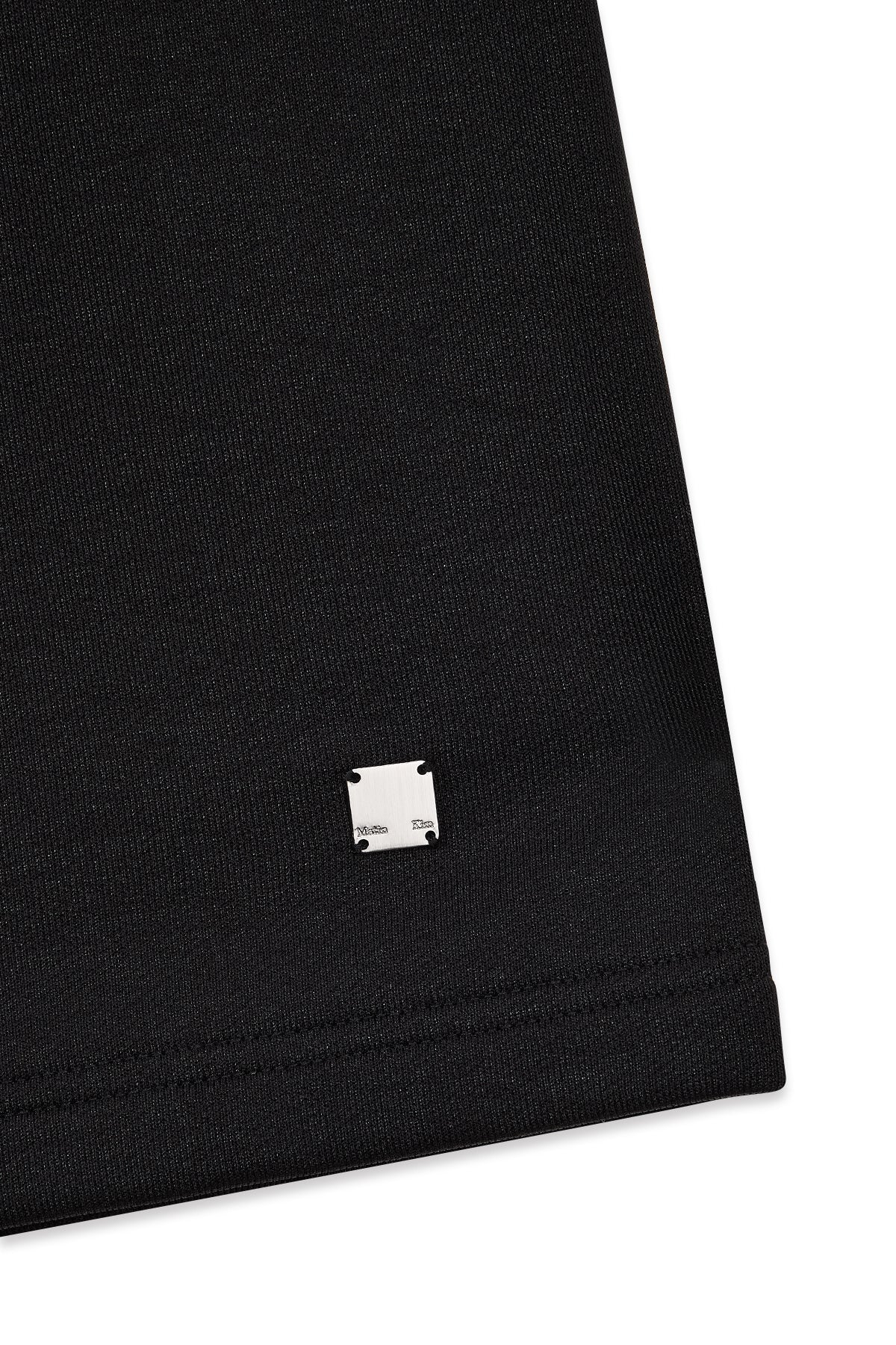 Matin Kim - Back Pocket Glitter Bermuda Sweatpants (Black) product image 5 | TRAB K-Fashion Australia