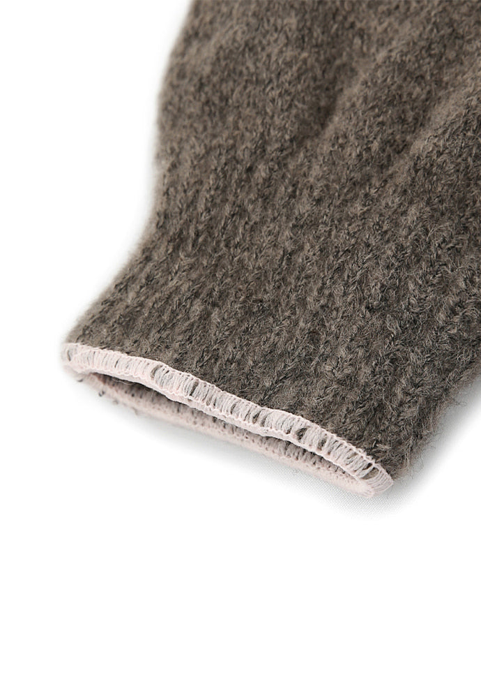 Art if acts - TEMBEA X Art if acts_ 3 Fingers Mitten (Mocha) product image 6 | TRAB K-Fashion Australia