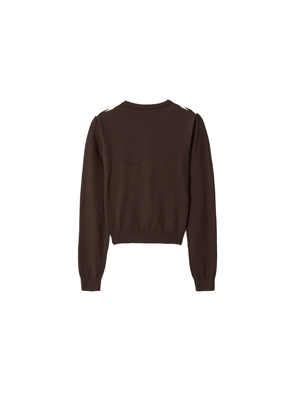 Kijun - Stripe Knit Cardigan (Brown) product image 10 | TRAB K-Fashion Australia