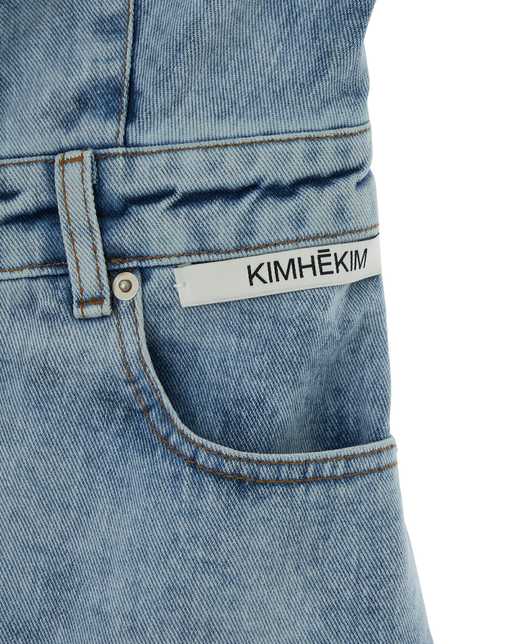 Kimhe Kim - Bandeau Denim Mini Dress (Sky Blue) product image 9 | TRAB K-Fashion Australia