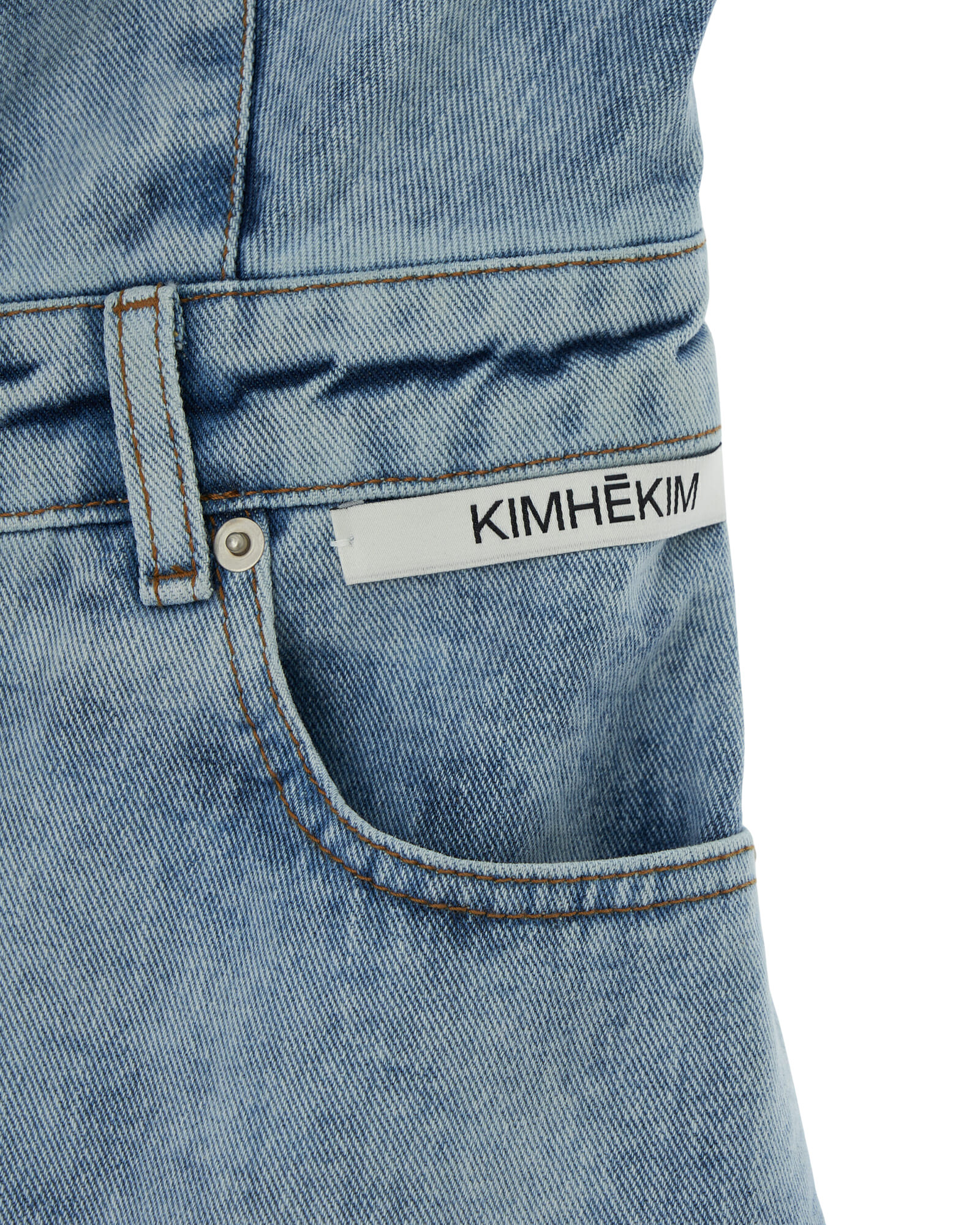Kimhe Kim - Bandeau Denim Mini Dress (Sky Blue) product image 9 | TRAB K-Fashion Australia