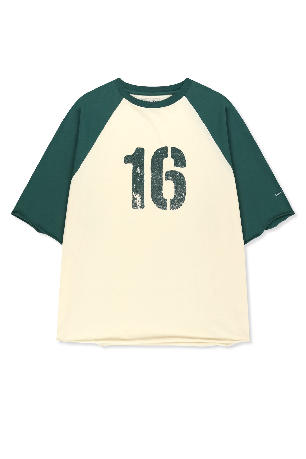 Matin Kim - Raw Edge Raglan Top (Cream) product image 1 | TRAB K-Fashion Australia