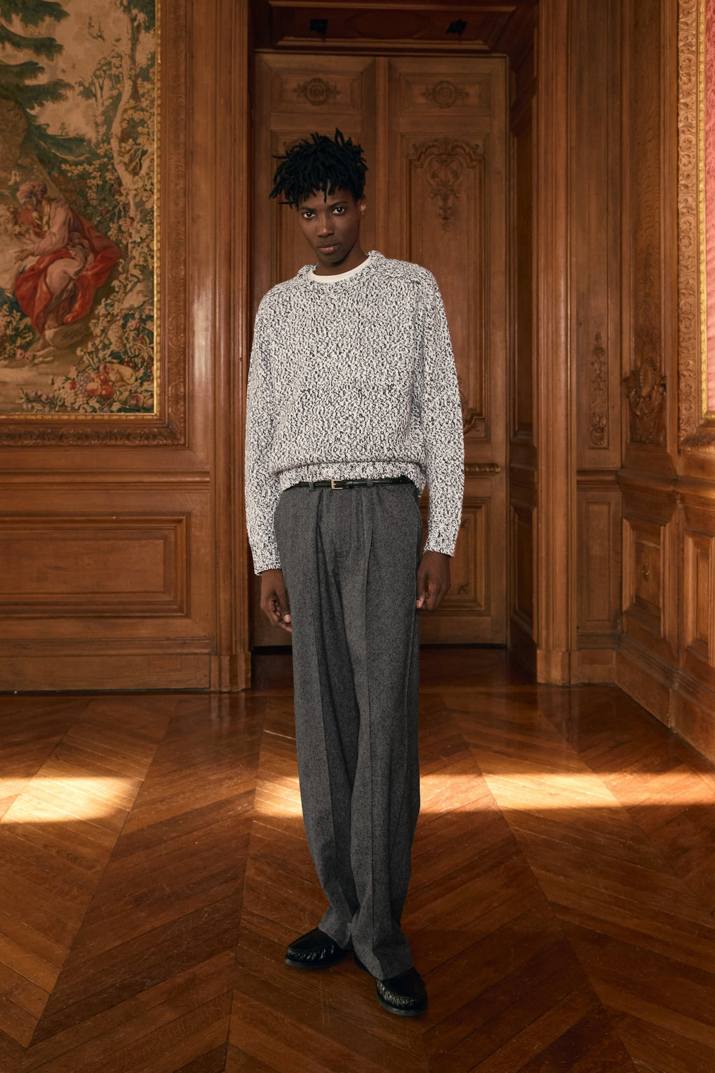 STU - Heather Round Neck Knit (OC) product image 3 | TRAB K-Fashion Australia