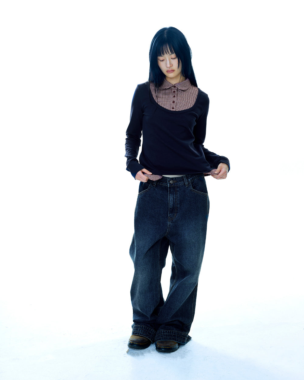 Coyseio - Deep Denim Pants (Navy) product image 19 | TRAB K-Fashion Australia