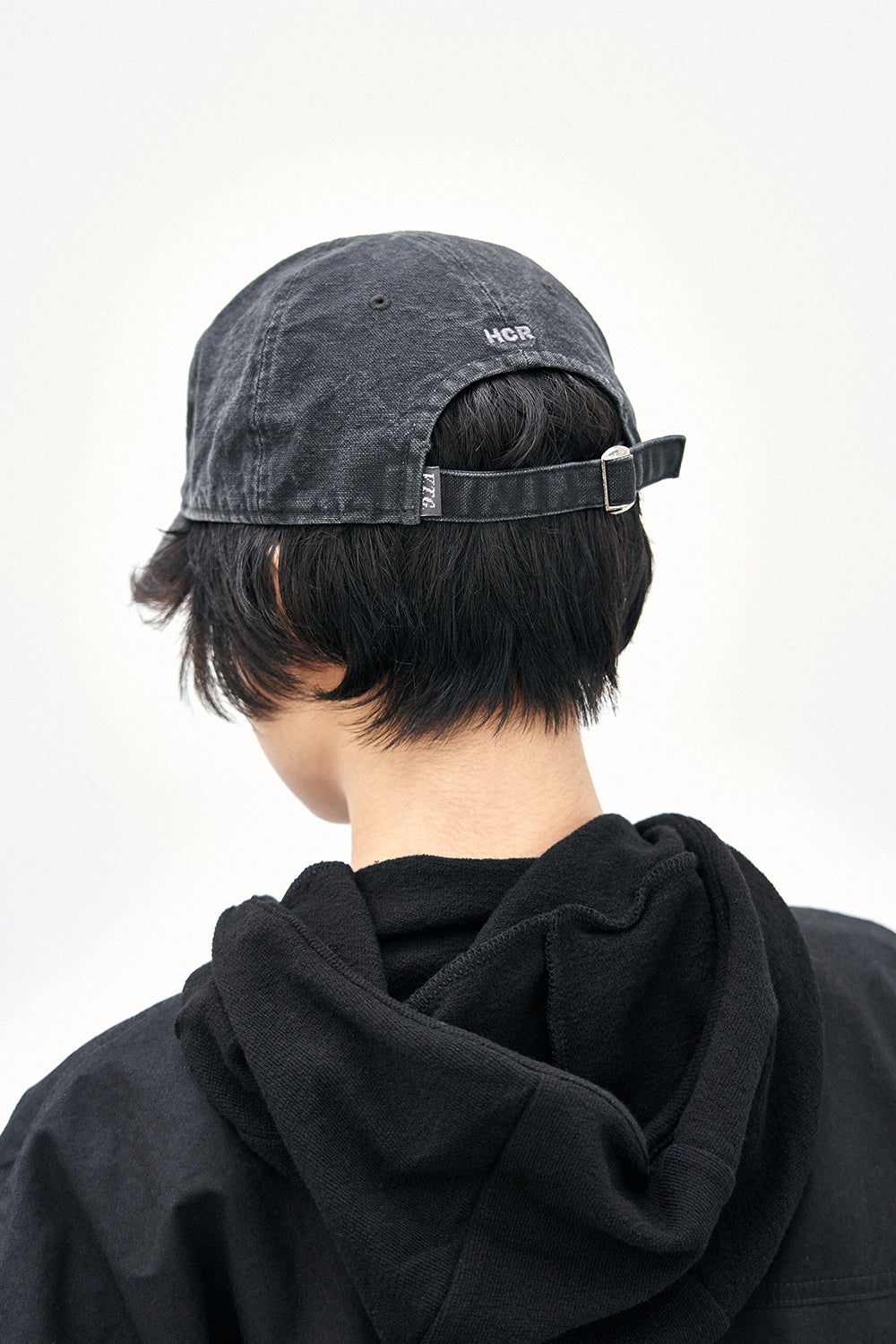 Hatchingroom - Bone VTG Cap Washed (Black) product image 10 | TRAB K-Fashion Australia