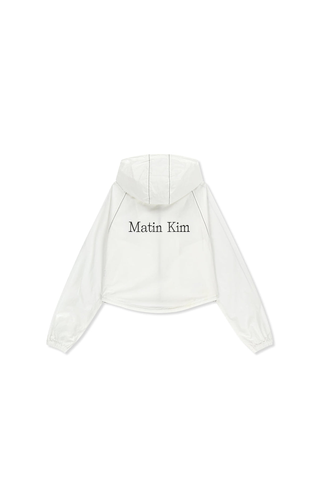 Matin Kim - Matin Crop Hoody Coating Jumper (Black) product image 11 | TRAB K-Fashion Australia