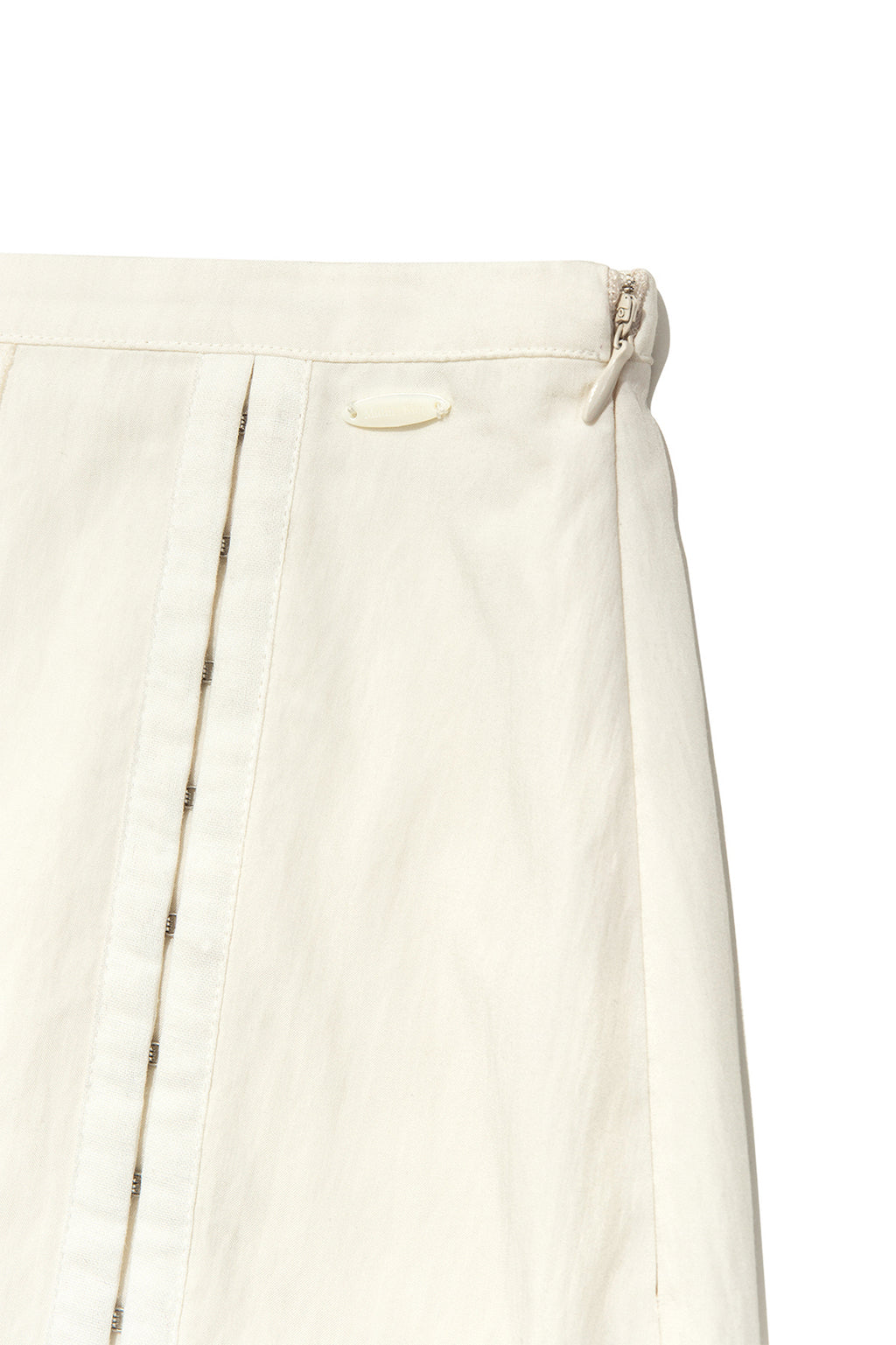 Matin Kim - Hook And Eye String Long Skirt (Ivory) product image 4 | TRAB K-Fashion Australia