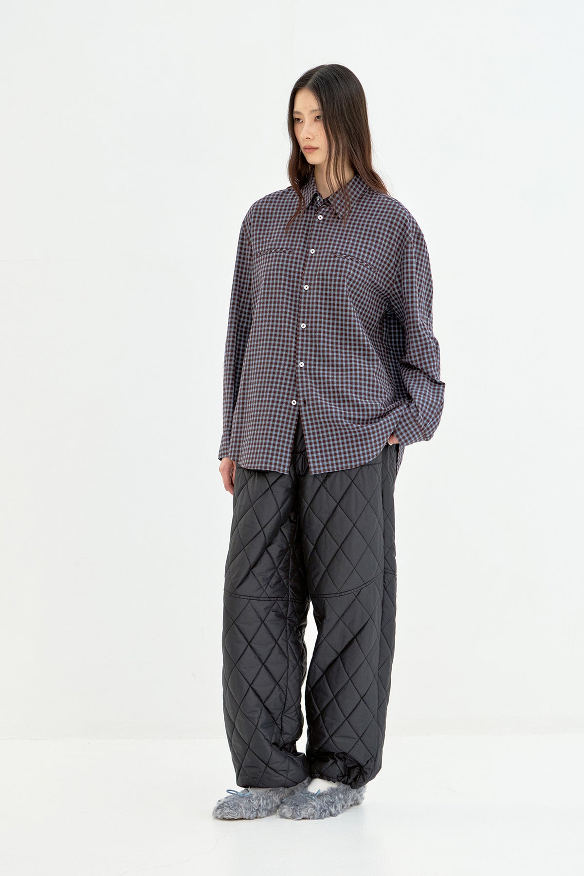 Coor - Quilted Multi-Pocket Pants (Black) product image 3 | TRAB K-Fashion Australia