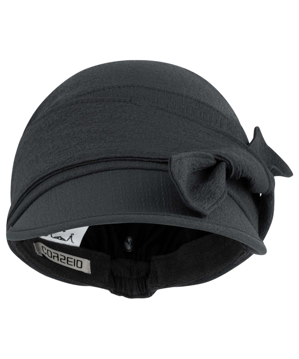 Coyseio - Ribbon Tie Cap (Charcoal) product image 8 | TRAB K-Fashion Australia