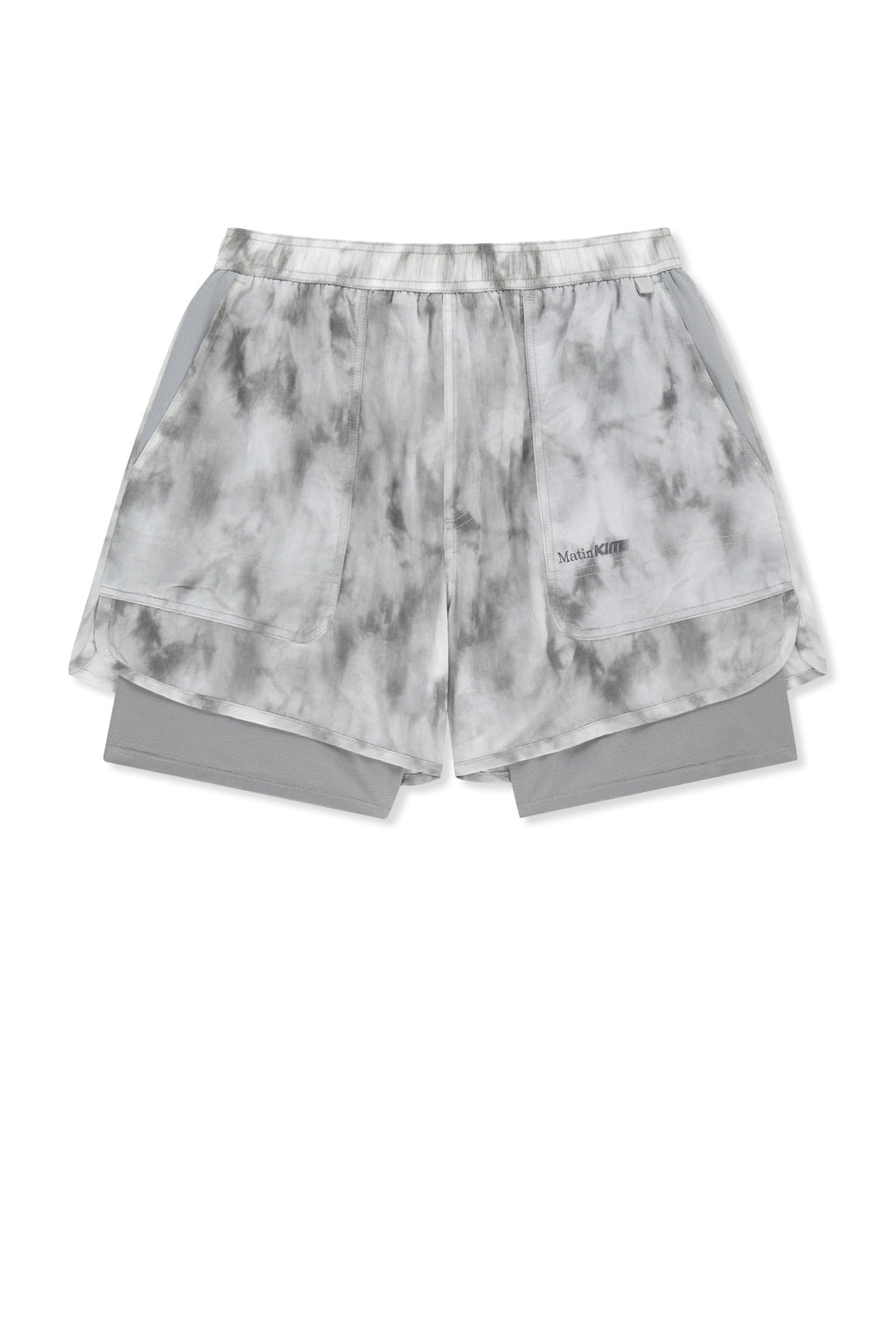 Matin Kim - Matin Pace Motion Shorts (Light Grey) product image 1 | TRAB K-Fashion Australia