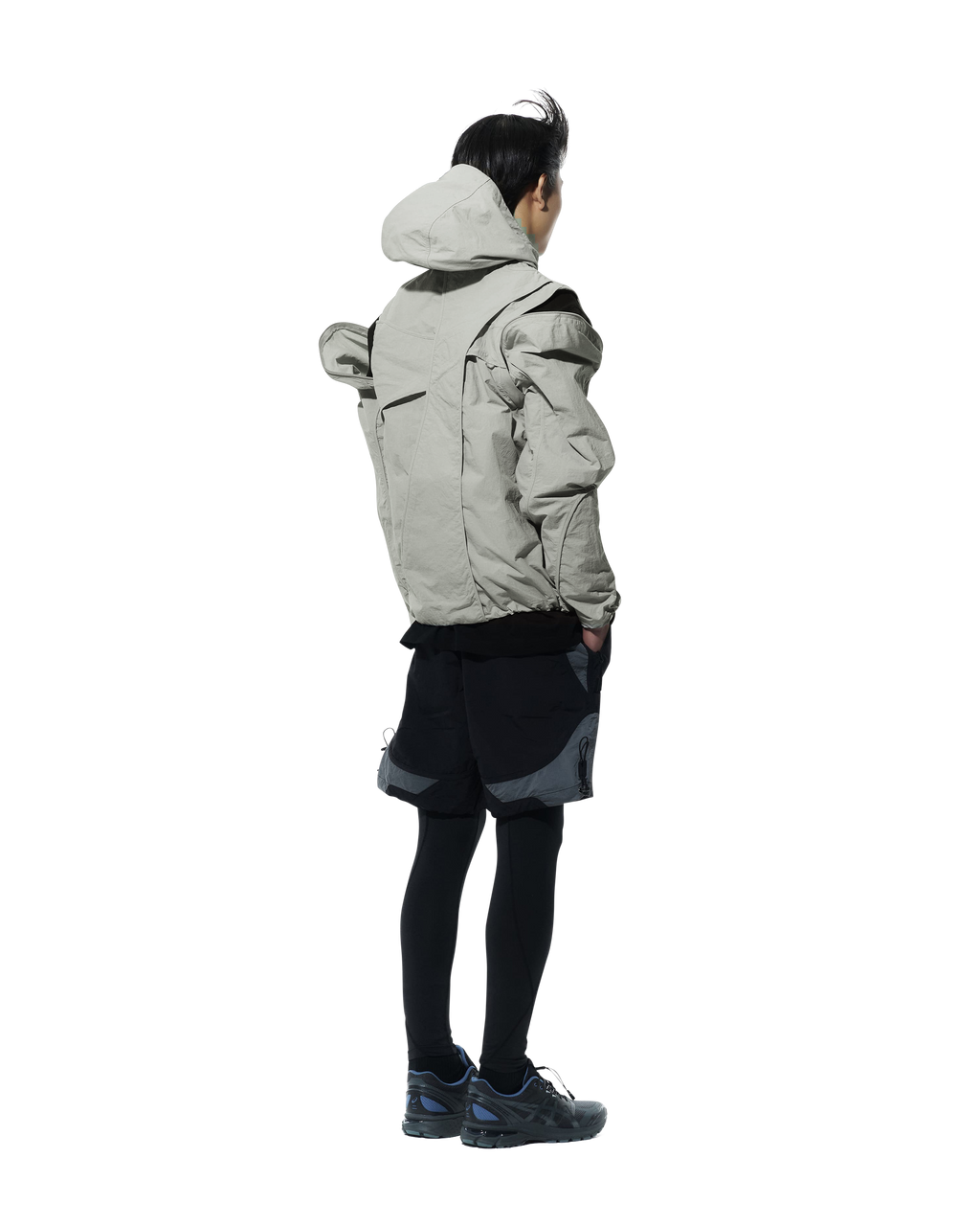 San San Gear - 2Way Wave Jacket (Grey) product image 3 | TRAB K-Fashion Australia