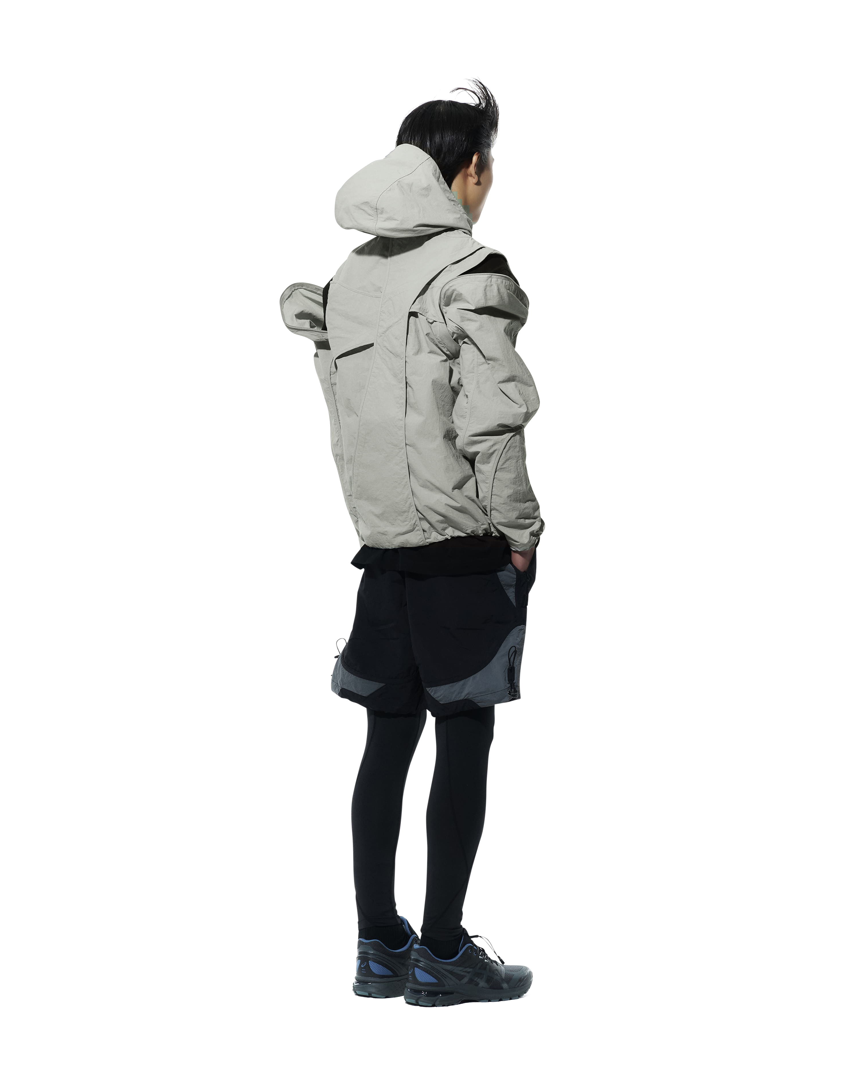 San San Gear - 2Way Wave Jacket (Grey) product image 3 | TRAB K-Fashion Australia