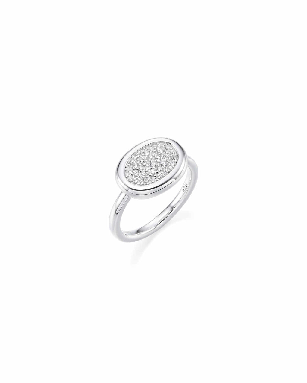 Numbering - Pave Oval Ring #3605 product image 4 | TRAB K-Fashion Australia